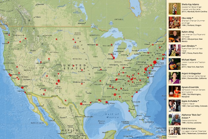 “Masters of Tradition” Story Map Spotlights America’s Cultural Diversity