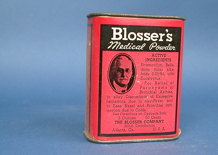 Blosser’s Medical Powder, containing, among other herbs, belladonna.
