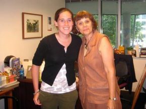 Hannah Lewis and Betty Belanus. Photo courtesy of Hannah Lewis