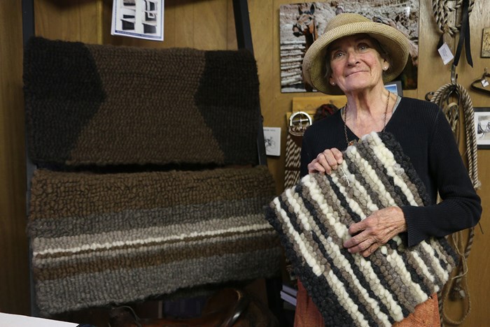 The Functional Art of Wyoming’s Woven Wool Saddle Pads